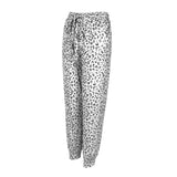 Maxbell Womens Lounge Pants Elastic Waist Lightweight Casual Workout Loose Sweatpant White M
