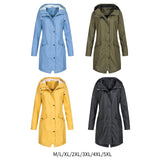Maxbell Women Hiking Hooded Jacket Outdoor Sport Coat Waterproof Hooded Raincoat M Yellow