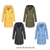 Maxbell Women Hiking Hooded Jacket Outdoor Sport Coat Waterproof Hooded Raincoat M Yellow