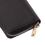 Maxbell Fashion Men Woman PU Leather Money Clip Wallet Credit Card ID Holder black