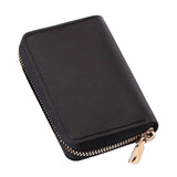 Maxbell Fashion Men Woman PU Leather Money Clip Wallet Credit Card ID Holder black