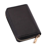 Maxbell Fashion Men Woman PU Leather Money Clip Wallet Credit Card ID Holder black