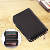 Maxbell Fashion Men Woman PU Leather Money Clip Wallet Credit Card ID Holder black