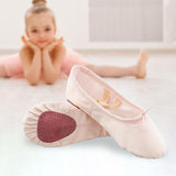 Maxbell Ballet Shoes Fitness Flats Split Sole for Girls Training Light Pink 29