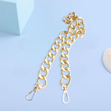 Maxbell Bag Chain Strap Charms Flat Crossbody DIY Handbag Purse Light Gold 60cm