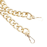 Maxbell Bag Chain Strap Charms Flat Crossbody DIY Handbag Purse Light Gold 60cm