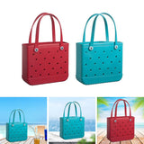 Maxbell Fashion Outdoor EVA Beach Bag Portable Storage Hole Big Bag Basket Blue