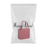 Maxbell Fashion Outdoor EVA Beach Bag Portable Storage Hole Big Bag Basket Red