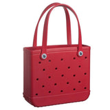 Maxbell Fashion Outdoor EVA Beach Bag Portable Storage Hole Big Bag Basket Red