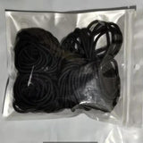 Maxbell 100x Women Hair Ties Anti-Slip Scrunchies Ponytail Holders for Kids 5mm