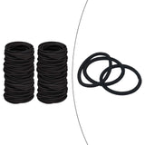 Maxbell 100x Women Hair Ties Anti-Slip Scrunchies Ponytail Holders for Kids 5mm