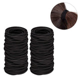 Maxbell 100x Women Hair Ties Anti-Slip Scrunchies Ponytail Holders for Kids 5mm