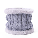 Maxbell 3Pcs Kids Boys Girls Winter Hat Scarf Gloves Neck Warm Face Cover Warm Grey