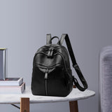 Maxbell PU leather Girls Women Backpack School Shoulder Bag Rucksack Tote Bookbag