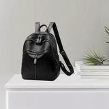 Maxbell PU leather Girls Women Backpack School Shoulder Bag Rucksack Tote Bookbag