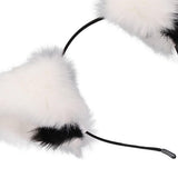 Maxbell Cat Ear Headband Headpiece Anime Accessories for Festival Lolita Women White