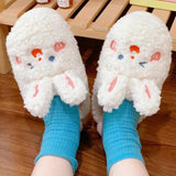 Maxbell Fashion Animal Slippers House Soft Comfy Winter Warm Plush rabbit 38 to 39