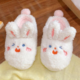 Maxbell Fashion Animal Slippers House Soft Comfy Winter Warm Plush rabbit 38 to 39