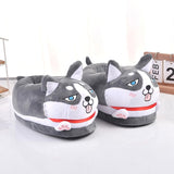 Maxbell Women Slippers Husky Dog House Slipper Bithday Gift Non-Slip Soft Comfy