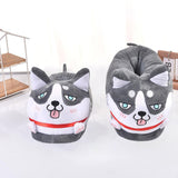 Maxbell Women Slippers Husky Dog House Slipper Bithday Gift Non-Slip Soft Comfy
