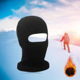 Maxbell Face Mask Riding Winter Beanie Motocross Helmet Balaclava Hood Warm black