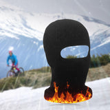 Maxbell Face Mask Riding Winter Beanie Motocross Helmet Balaclava Hood Warm black