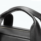 Maxbell Men's Business Briefcase Bag Leather Shoulder Messenger for Computer Office Black