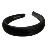 Maxbell Classic Sponge Thick Headbands Puffy Hairbands Headwear for Women Black