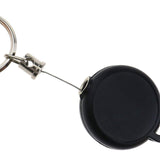 Maxbell 5 Pieces Retractable Keychain Clip Extendable Split Ring Pull Recoil 60cm