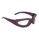 Maxbell Practical Onion Goggles Tearless Household Kitchen Gadgets Eyewear Windproof Purple