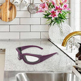 Maxbell Practical Onion Goggles Tearless Household Kitchen Gadgets Eyewear Windproof Purple