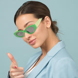 Maxbell Sunglasses Sun Glasses Eyewear Classic Small Frame UV400 for Travel Outdoor Green