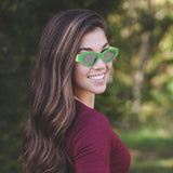 Maxbell Sunglasses Sun Glasses Eyewear Classic Small Frame UV400 for Travel Outdoor Green