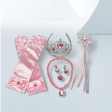 Maxbell Girls Princess Belle Costume Cosplay Props Glove Party Dress up Set pink