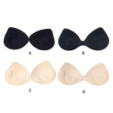 Maxbell Women Bra Pads Inserts Removable for Swimsuit Sports Black Split