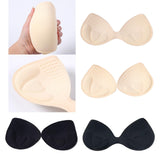 Maxbell Women Bra Pads Inserts Removable for Swimsuit Sports Black Split