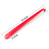 Maxbell Plastic Shoe Horn Long Handle Shoehorn Red
