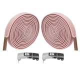 Maxbell Elastic No Tie Shoelaces Shoe Laces Quick Flat Adults Trainer  Pink