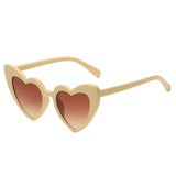 Maxbell Fashion Sunglasses Sun Glasses UV Protection Eyeglasses for Beach Travel Yellow Brown