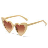 Maxbell Fashion Sunglasses Sun Glasses UV Protection Eyeglasses for Beach Travel Yellow Brown