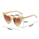 Maxbell Fashion Sunglasses Sun Glasses UV Protection Eyeglasses for Beach Travel Yellow Brown