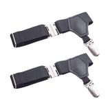 Maxbell 1 Pair Mens Sock Garters Belt Adjustable Elastic Sturdy Mens Unisex Men