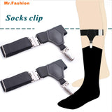 Maxbell 1 Pair Mens Sock Garters Belt Adjustable Elastic Sturdy Mens Unisex Men