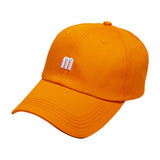 Maxbell Baseball Hat Sun Visor Hair Messy Bun Athletic for Sports Unisex orange