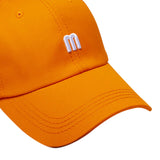 Maxbell Baseball Hat Sun Visor Hair Messy Bun Athletic for Sports Unisex orange