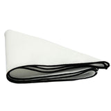 Maxbell White Handkerchief Pocket Towel Groom Suit Accessories Hanky Pocket Square Black