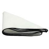 Maxbell White Handkerchief Pocket Towel Groom Suit Accessories Hanky Pocket Square Black