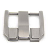 Maxbell Belt Buckle Replacement Silver Women Men Alloy Heavy Duty Rectangular 1.5"
