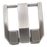 Maxbell Belt Buckle Replacement Silver Women Men Alloy Heavy Duty Rectangular 1.5"