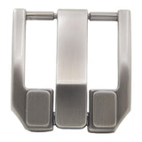 Maxbell Belt Buckle Replacement Silver Women Men Alloy Heavy Duty Rectangular 1.5"